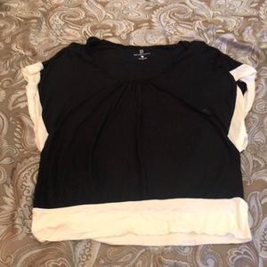 New York and Company black and white top